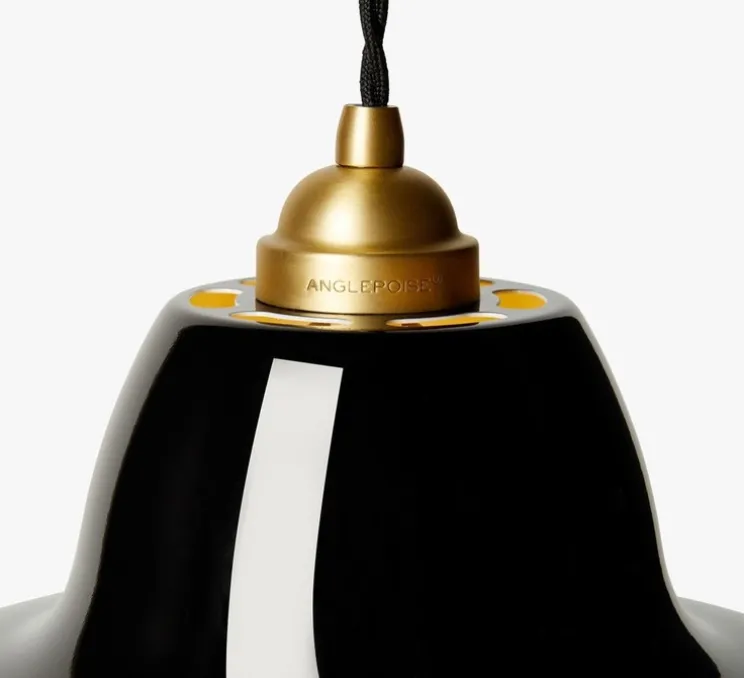 Suspension, Original 1227 Brass Midi Wide, Jet Back, L40cm, H22,5cm - Anglepoise