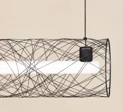 Suspension, Out of order, OOO, noir, L105cm, Ø13cm - Atelier Robotiq