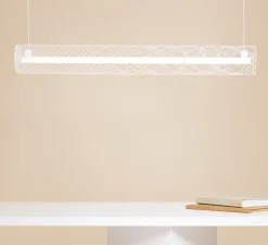 Suspension, Out of order, OOO, blanc, 2700K, L105cm, Ø13cm - Atelier Robotiq