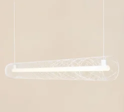 Suspension, Out of order, OOO, blanc, 2700K, L105cm, Ø13cm - Atelier Robotiq