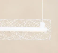 Suspension, Out of order, OOO, blanc, 2700K, L105cm, Ø13cm - Atelier Robotiq