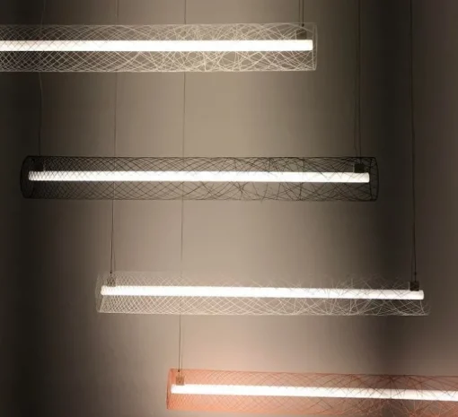 Suspension, Out of order, OOO, corail, L105cm, Ø13cm - Atelier Robotiq