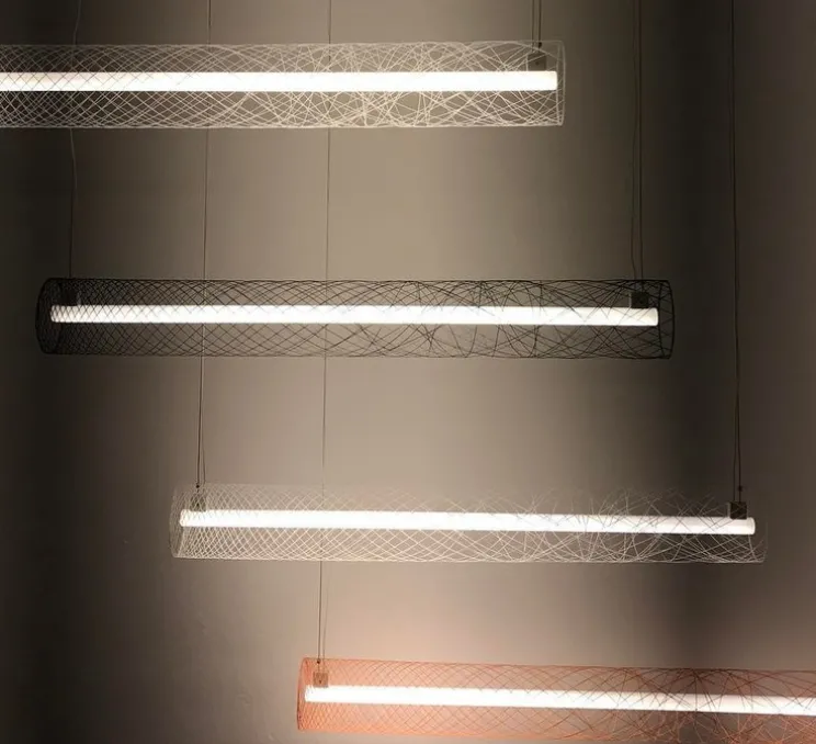 Suspension, Out of order, OOO, corail, L105cm, Ø13cm - Atelier Robotiq