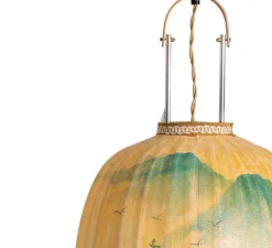 Suspension, Oval L, jaune, Ø35cm, H75cm - HK Living