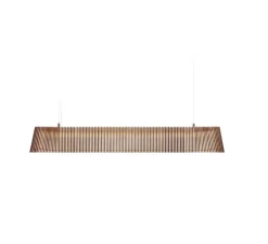 Suspension, Owalo 7000, bois, noyer, LED, L100cm, H13cm - Secto Design