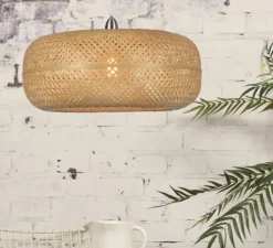 Suspension, Palawan, naturel, Ø60cm, H23cm - Good&mojo