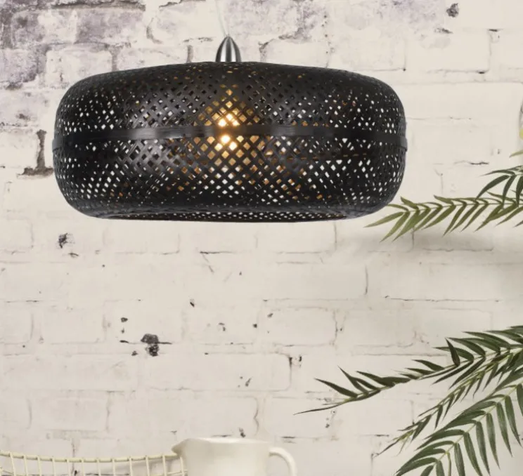 Suspension, Palawan, noir, Ø60cm, H23cm - Good&mojo