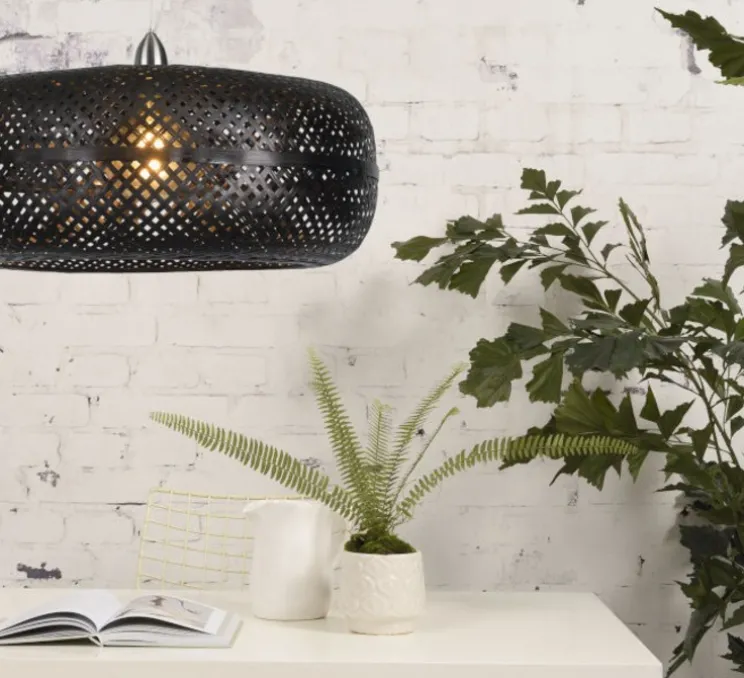 Suspension, Palawan, noir, Ø60cm, H23cm - Good&mojo