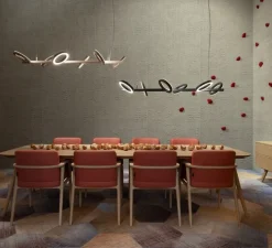 Suspension, Pallana 6, Pebble, LED, dim, 3000K, 3800 lm, L151,5cm, H9,5cm - Moooi