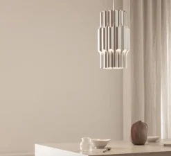 Suspension, pan 190, argent, Ø19cm, H32cm - lyfa