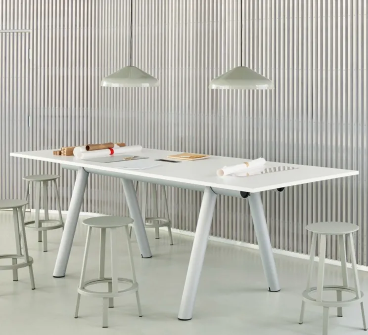 Suspension, Pao Steel 470, gris clair, Ø47cm, H16,25cm - HAY