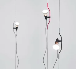 Suspension, Parentesi, nickel, Ø11cm, H400cm - Flos