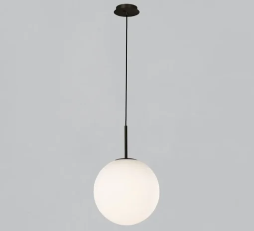 Suspension, Parma, noir, IP44, Ø30cm, H45cm - ACB