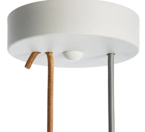 Suspension, Paros Alabaster, blanc, Ø10cm, H19cm - Alma light