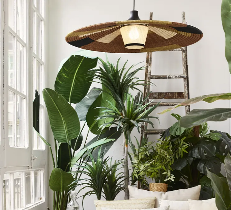 Suspension, Parrot L, marron, Ø80cm, H22cm - Forestier