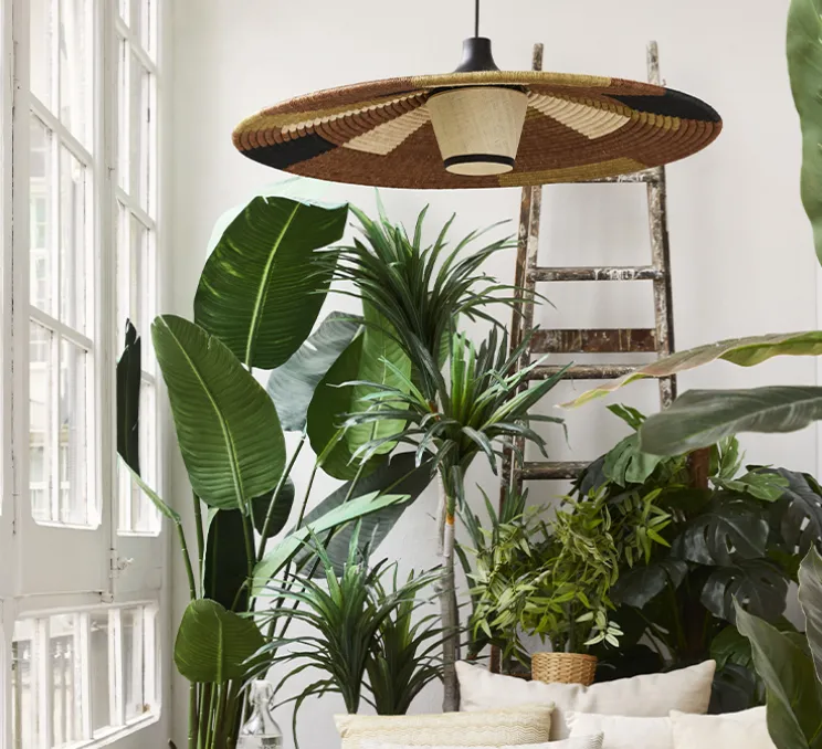 Suspension, Parrot L, marron, Ø80cm, H22cm - Forestier