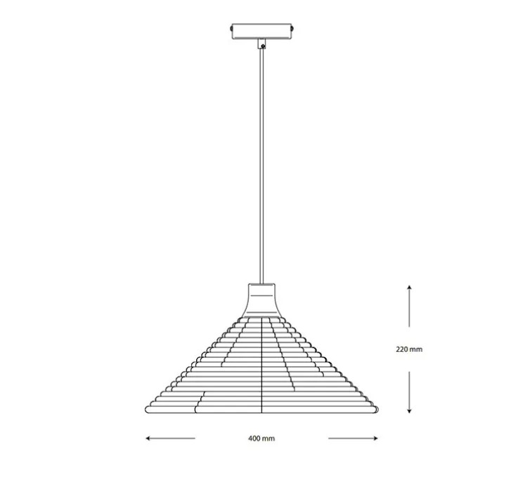 Suspension, Parrot S, sable, Ø40cm, H22cm - Forestier