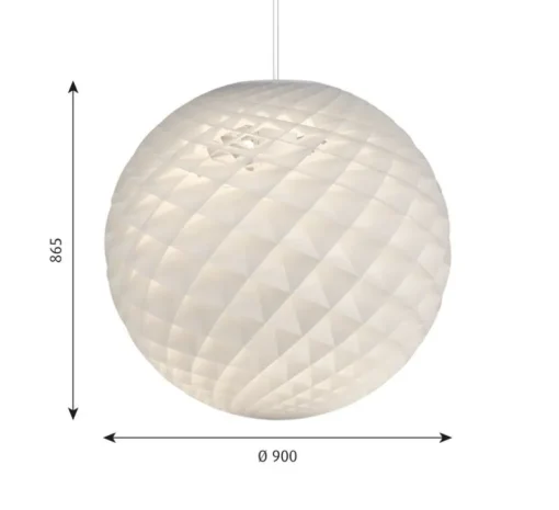 Suspension, Patera, blanc, Ø90cm, H86cm - Louis Poulsen