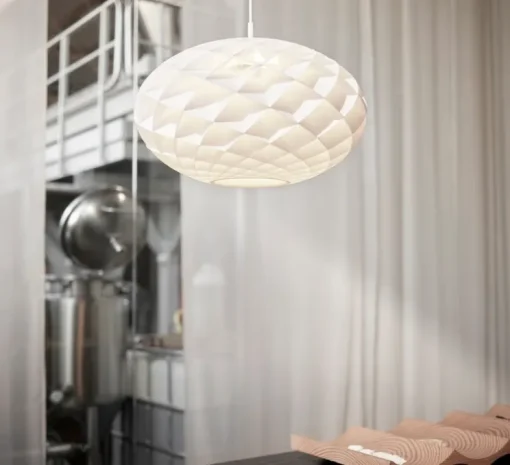 Suspension, Patera Oval, blanc, Ø50cm, H36cm - Louis Poulsen