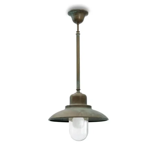 Suspension, Patio 1356, cuivre, IP44, Ø30cm, H67cm - Moretti Luce