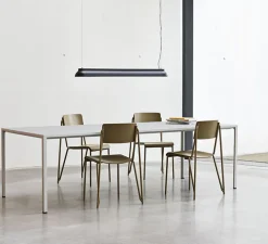 Suspension, PC Linear, noir, LED, 2800K, 2300lm, L120cm, H10cm - Hay