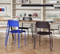 Suspension, PC Linear, noir, LED, 2800K, 2300lm, L120cm, H10cm - Hay