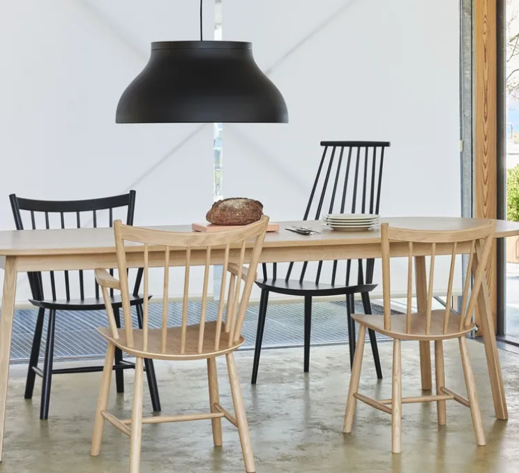 Suspension, PC Pendant L, noir, Ø60cm, H28cm - HAY