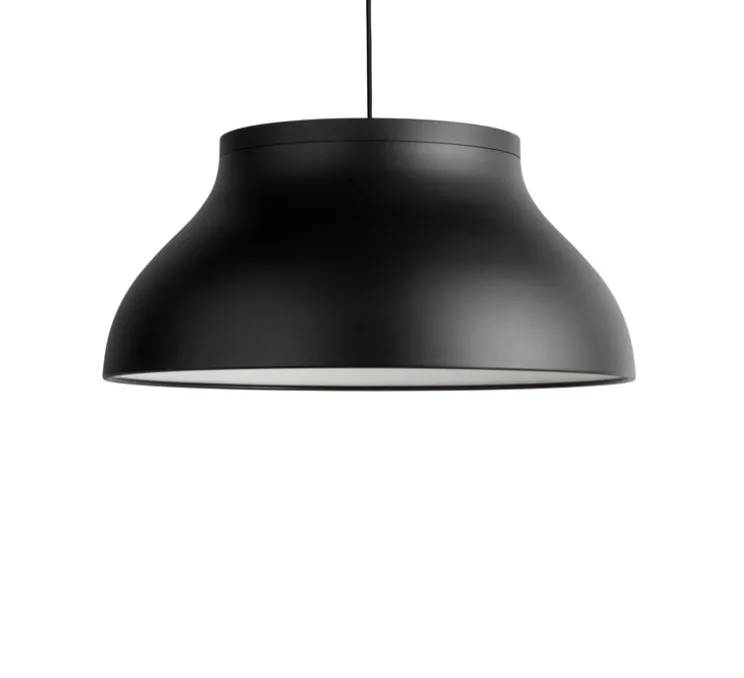 Suspension, PC Pendant L, noir, Ø60cm, H28cm - HAY