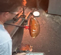 Suspension, Pebble A Citrine / C Slate , bleu, bronze, LED dimmable, 2700K, 1750lm, L21cm, H30,5cm - A-N-D