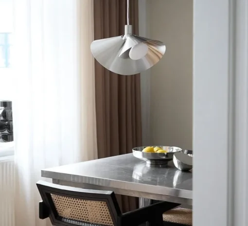 Suspension, Peel, acier inoxydable brossé, L27,5cm, H24,8cm - Frandsen