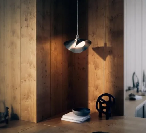 Suspension, Peel, acier inoxydable brossé, L27,5cm, H24,8cm - Frandsen