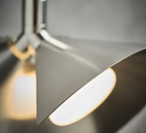 Suspension, Peel, acier inoxydable brossé, L27,5cm, H24,8cm - Frandsen