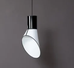 Suspension, Petit Cargo, noir, blanc, H65cm - Designheure
