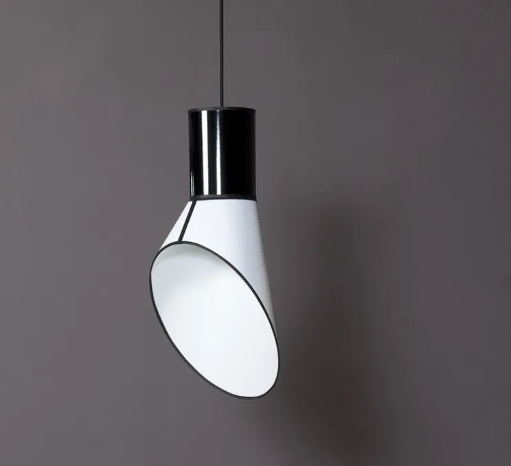 Suspension, Petit Cargo, noir, blanc, H65cm - Designheure