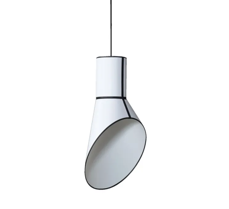 Suspension, Petit Cargo, noir, blanc, H65cm - Designheure