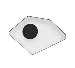 Suspension, Petit Nénuphar, LED, 3000K, noir,blanc L90cm, H19cm - DESIGNHEURE