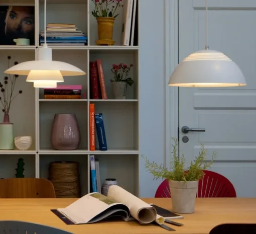 Suspension, PH 4/3 Suspension , blanc, LED, Ø40cm, H20cm - Louis Poulsen