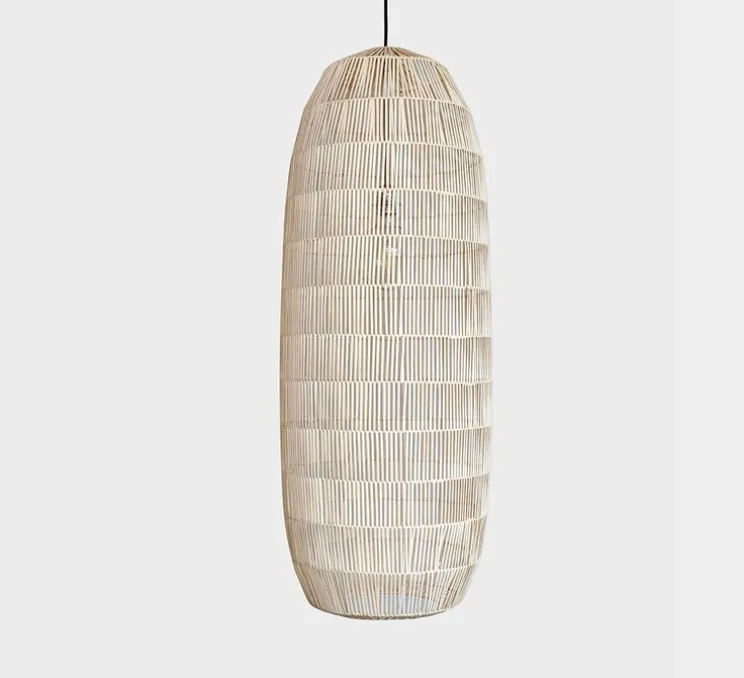 Suspension, Pickle natural large, naturel, Ø40cm, H106cm - Ay illuminate