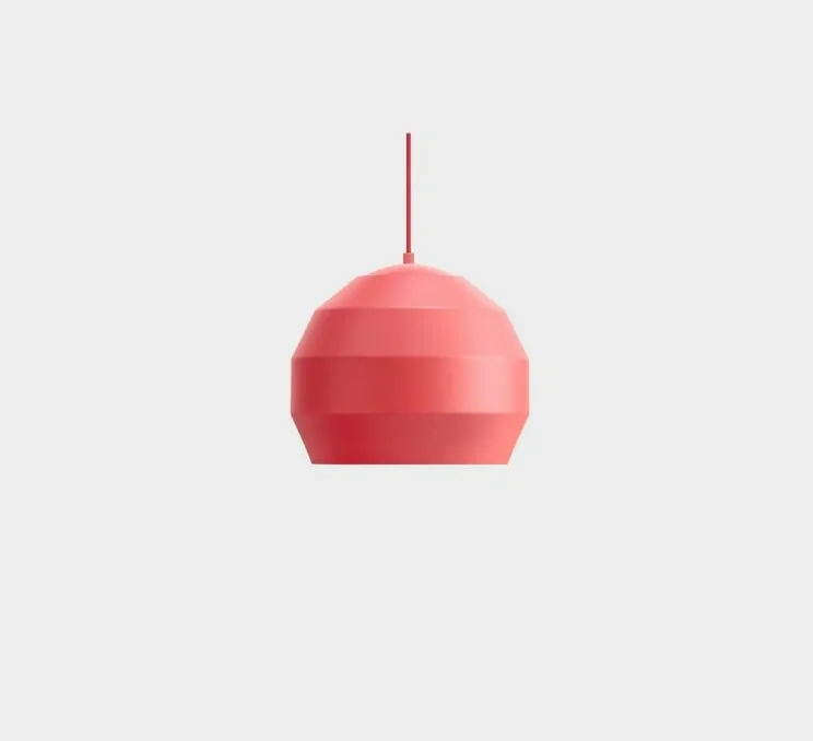 Suspension, Pitch, corail électrique, Ø30cm, H25cm - Vitamin