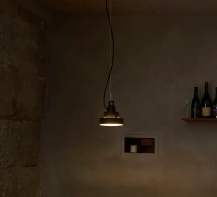 Suspension, Plaff-on!, noir, IP65, LED, dim, 2700K, 571 lm, Ø16cm, H17cm - Marset