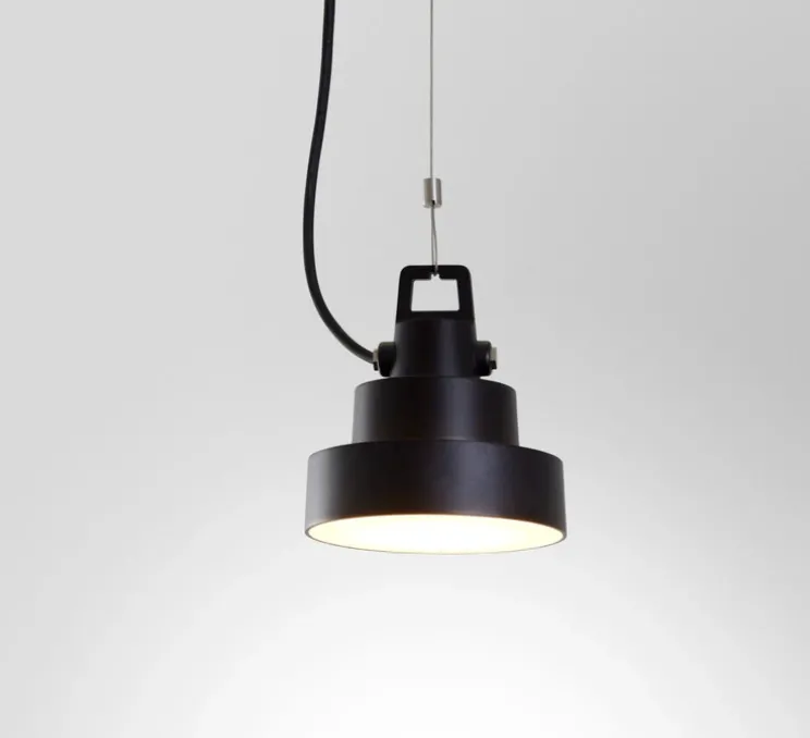 Suspension, Plaff-on!, noir, IP65, LED, dim, 2700K, 571 lm, Ø16cm, H17cm - Marset