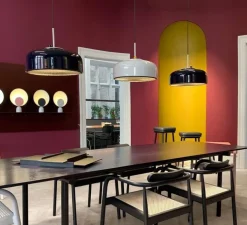 Suspension, Podgy, bleu navy, Ø42cm, H27cm - Please Wait to be Seated