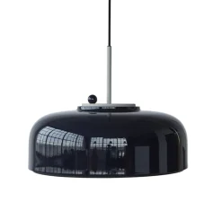 Suspension, Podgy, bleu navy, Ø42cm, H27cm - Please Wait to be Seated