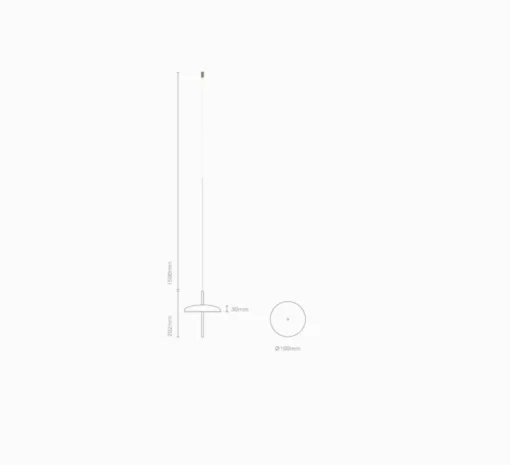 Suspension, Porte, jaune miel, IP43, LED, dim, 2300-2700-3000K, 500 lm, Ø16cm, H20,2cm - Nexia