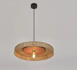 Suspension, Portinatx, terracotta, Ø50cm, H6cm - Market Set