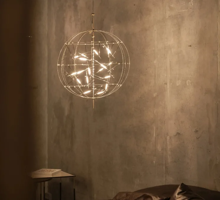 Suspension, Pota 50 S, or, LED, 2700K, Ø50cm - Catellani & Smith