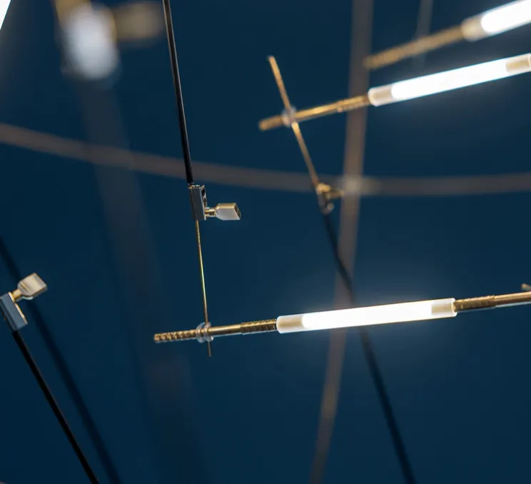 Suspension, Pota 50 S, or, LED, 2700K, Ø50cm - Catellani & Smith