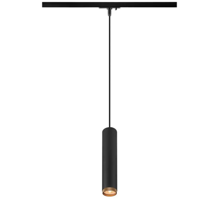 Suspension pour rail, GRIP! L, noir & or, Ø5,7cm, H31,5cm - SLV