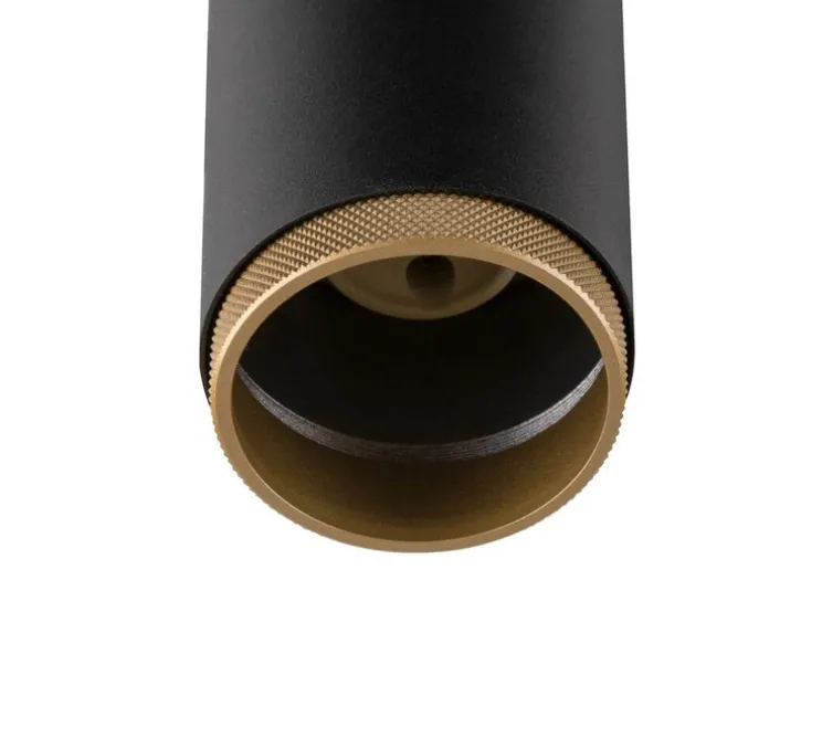 Suspension pour rail, GRIP! L, noir & or, Ø5,7cm, H31,5cm - SLV