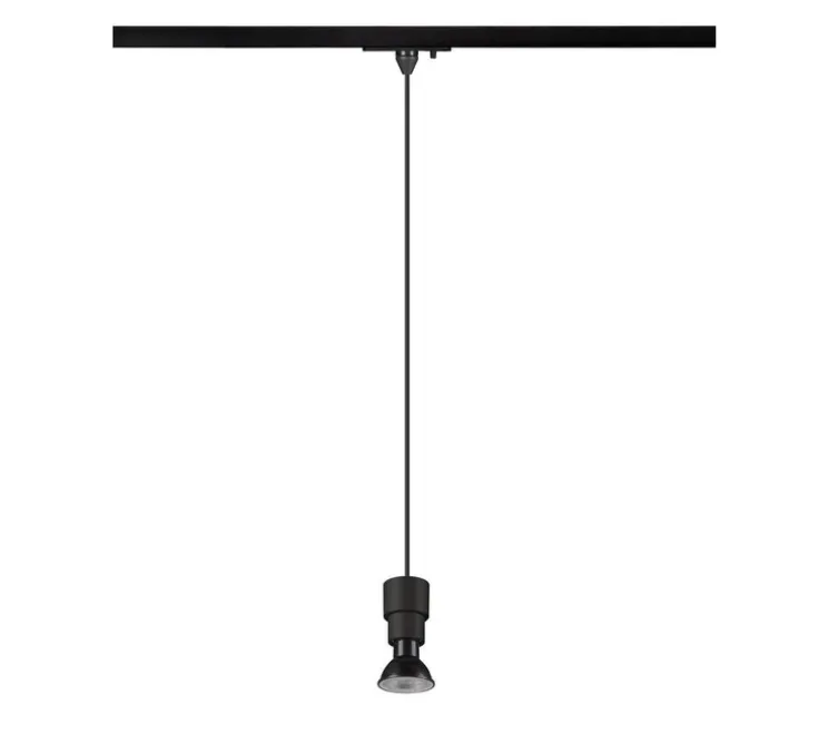 Suspension pour rail, Puri 2.0, noir, Ø4,1cm, H6,2cm - SLV